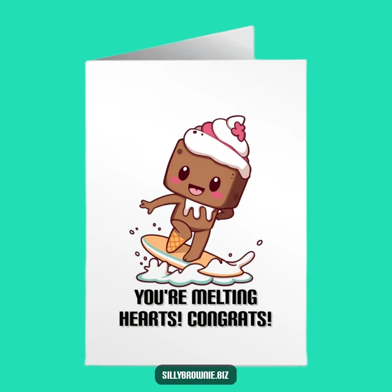 Free Printable Congrats Card: Brownie's Sweet Ride to Success!